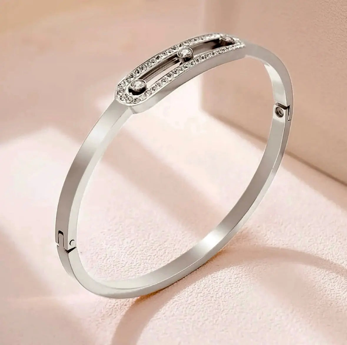 Silberarmband - Verstellbar mit Zirkonia